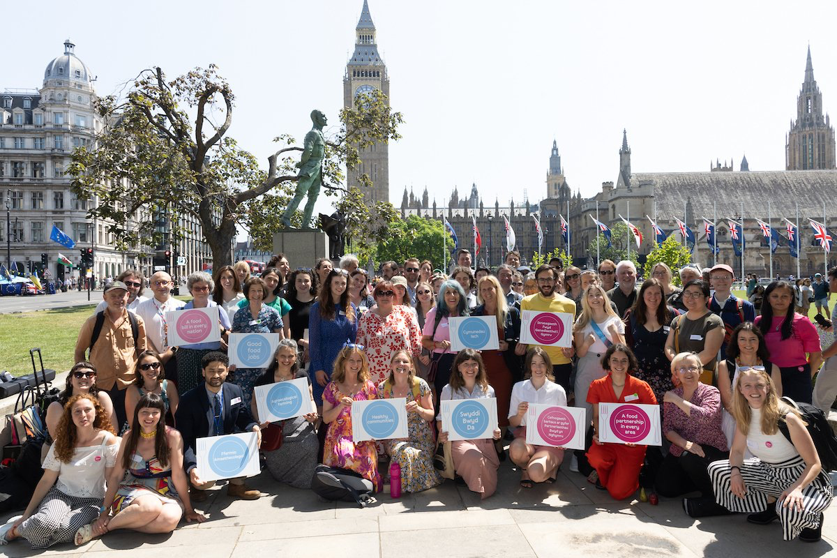 Group picture of Sustainable Food Places coordinators at Westminster